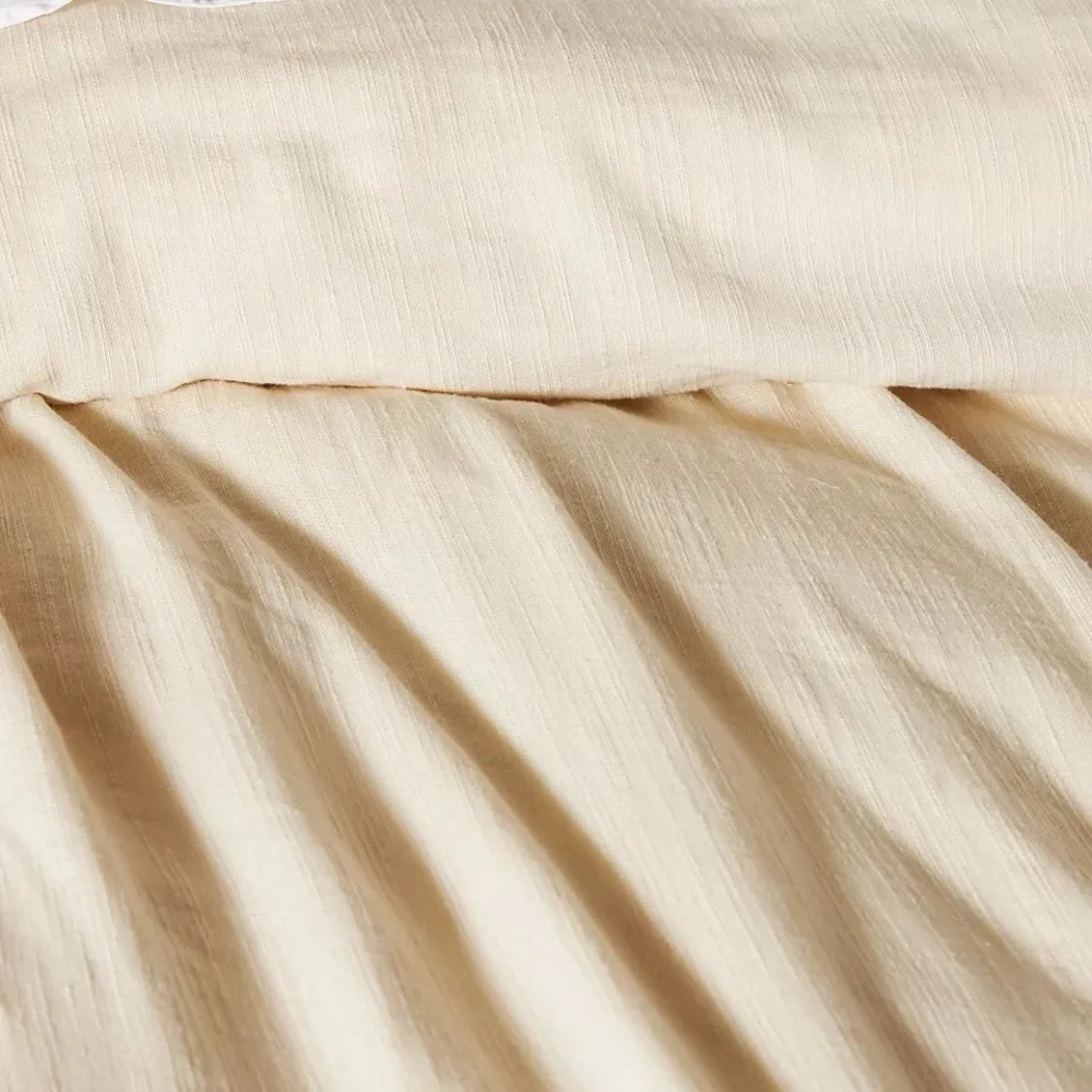 NWOT Anthropologie Ivy Appliqué Duvet Cover QUEEN Z159